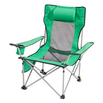 Liggstol, bärbar campingstol med 136 kg vikt, hopfällbar campingstol med 4 lägen, fotstöd, mugghållare, sidoficka och nackstöd, för camping, fiske och utomhusaktiviteter