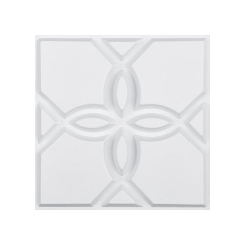 3D-väggpaneler, 33-pack 11,81 x 11,81 tum PVC modern konst minimalistisk blommig plattor, 32 kvm täckande accentväggpanel, inredning för tak, sovrum, vardagsrum och spelrum, mattvit
