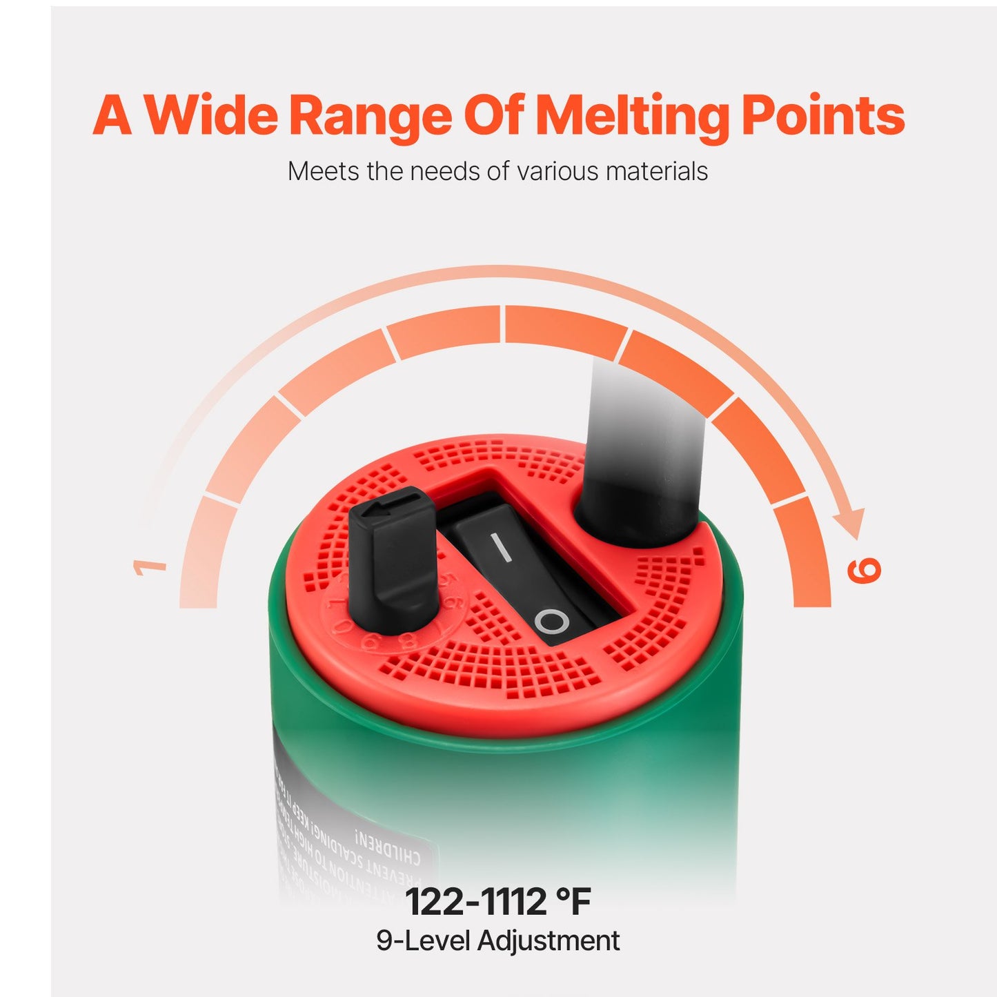 Varmluftssvets för plast, 1600W varmluftspistol, 122-1112℉ PVC TPO vinylvärmepistol svetsbrännare, svetssats för plasttak med 11 tillbehör - verktygslåda, munstycke, rulle, blad för PP/PE/PVC