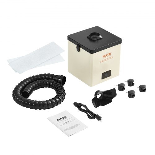 100W lödrökssug med 3-stegsfilter, 240 m³/h luftflöde