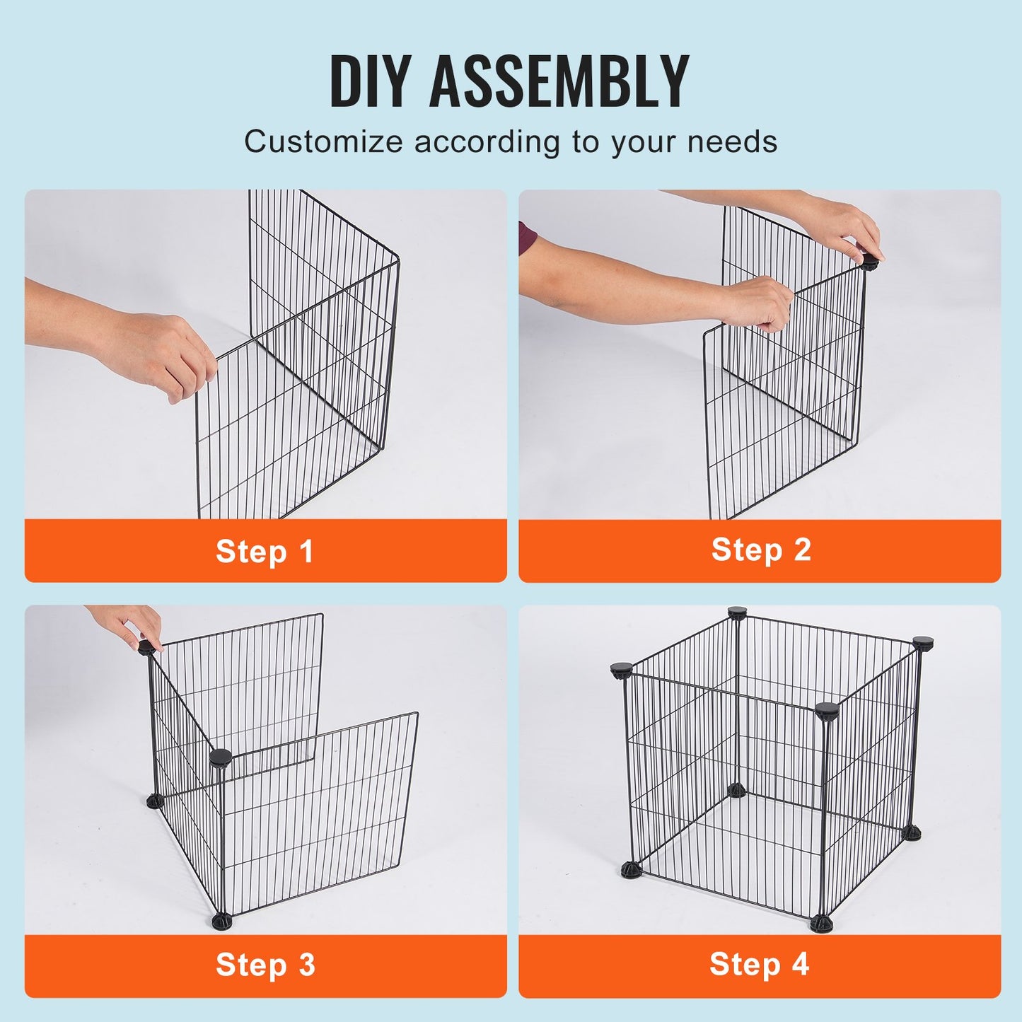 5-pack växtskydd mot djur, 15,35'' x 15,35'' växtskydd av hönsnät, växtburar för utomhusväxter, blommor och grönsaker, håller kaninkycklingar och ekorrar borta, 20 st metallnät
