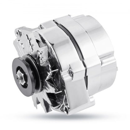 Car Alternator 7127-SE105C, Fit for 1 Wire Self Exciting Street Rod GM 305 350 BBC SBC, 1973-1974 Apollo 4.1L, 1982 Century 2.5L, Automotive Replacement Alternator 1-2400-11DR-2, 7127-SECN-100A