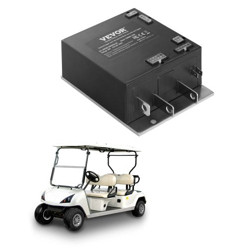 Golfbilshastighetsregulator, 36V 350A, DC-motorregulatorersättning för 2000-2009 EZGO TXT golfbilar, IP65-klassat skydd, aluminiumlegering och ABS-hölje, kompatibel med 1206MX-4301-modeller