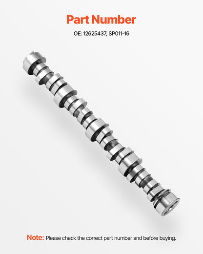 Motorkamaxel, 12625437 SP011-16 Kamaxelutbyte, kompatibel med Norris-lastbilar från 1999-2013 GM Gen3/4, LS-lastbilsmotor 4,8L, 5,3L, 6,0L och 6,2L