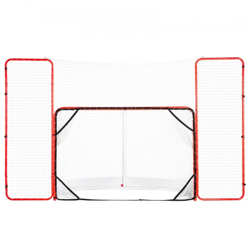 Hockeymål med stopp och måltavlor Street Outdoor stålhockeynät 182,9 cm
