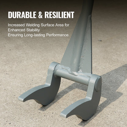 Pallbrytare, 127 cm handtag, 907,2 kg viktkapacitet, Q235 kolstål, kraftig däckbrytare, rivningsverktyg för träpallar, brytjärnsavdragare för effektiv och enkel borttagning av brädor