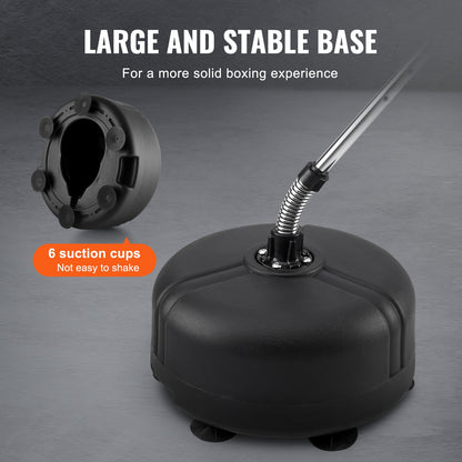 Boxningssäck, Reflexboxningssäck för tonåringar och vuxna, Höjdjusterbar fristående boxningssäck med boxningshandskar och stativ, Speedbag för träning, boxningsutrustning, stresslindring och fitness