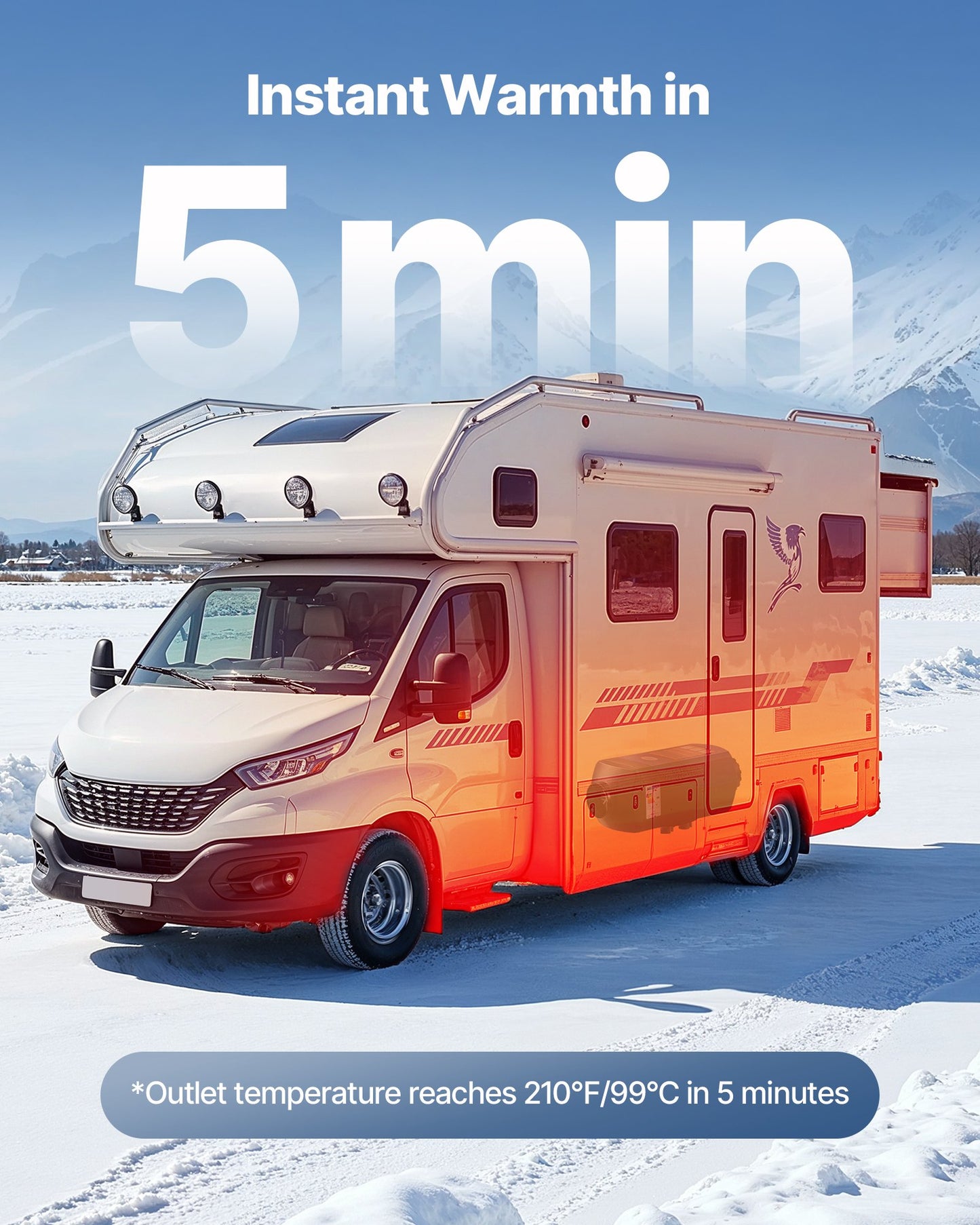 Dieselvärmare, 12-24V 8KW bärbar dieselluftvärmare med fjärrkontroll och LCD-skärm, snabb uppvärmning, lågt ljud, 10 liters stor bränsletank för fordon, skåpbilar, husbilar, husbilar och lastbilar