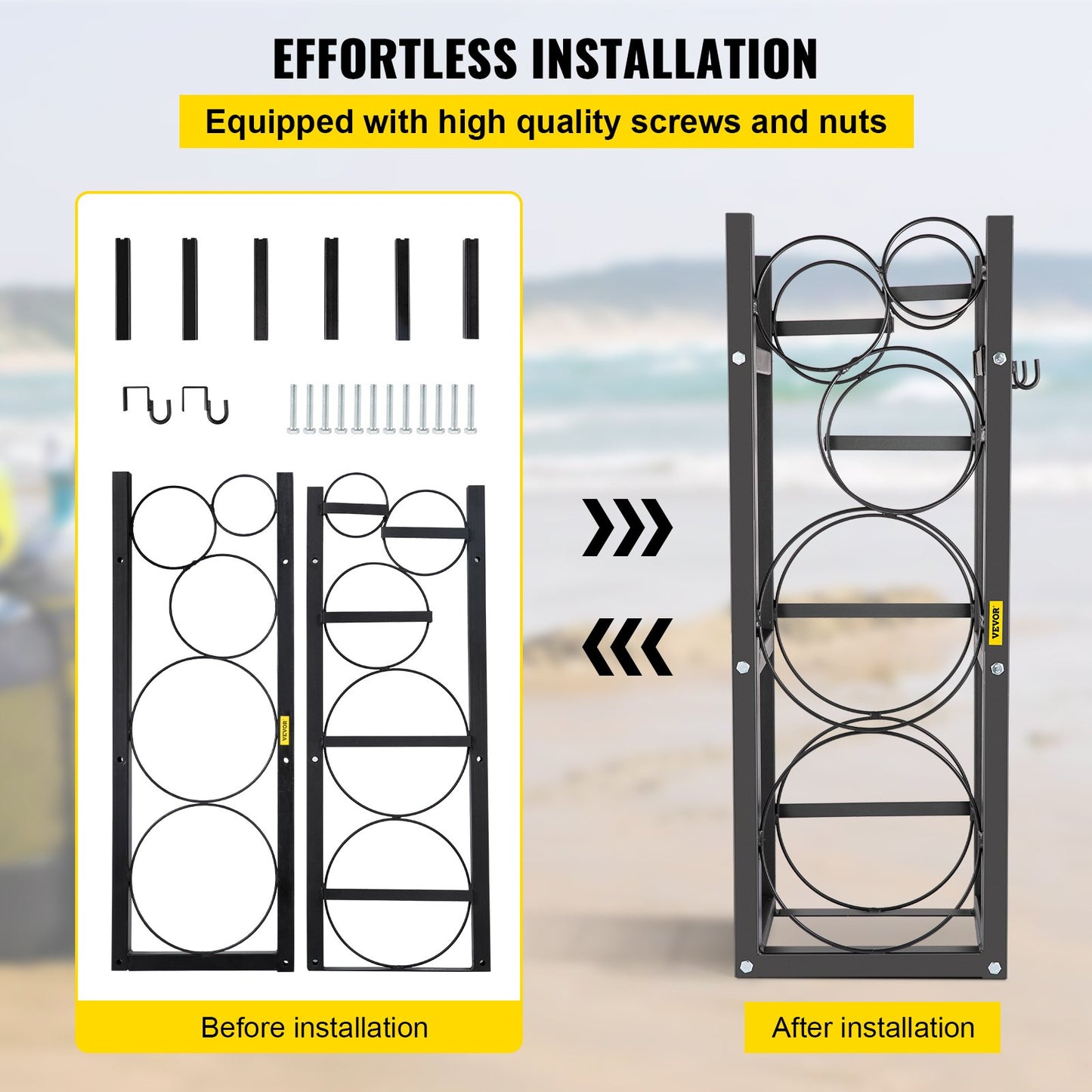 Refrigerant Tank Rack with 2x30lb and Other 3 Saving Space Cylinder Tank Rack 35x13x14-inch Refrigerant Cylinder Rack Gas Cylinder Racks and Holders for Gas Oxygen Nitrogen Storage