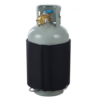 Isolerad gasflaskvärmare i bandform för 18,1 kg gasflaskor 120W 32°C