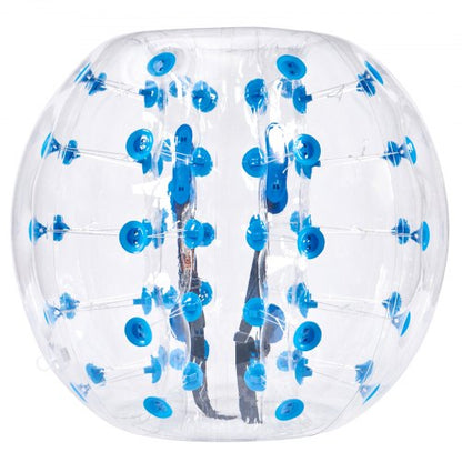 Uppblåsbar Bumper Ball 1-pack, 4FT/1.2M Body Sumo Zorb-bollar för tonåringar och vuxna, 0.8mm tjocka PVC-mänskliga hamsterbubbelbollar för utomhuslek, Bumper Bopper-leksaker för trädgård, gård, park