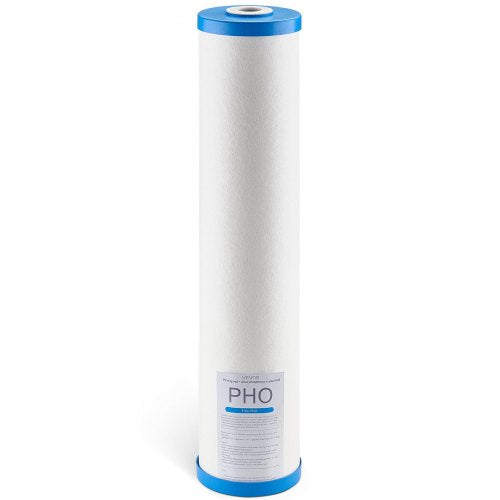 Ersättningspatron för vattenfilter för hela huset, 4,5"x20" (11x51 cm) polyfosfatfilter med kalkavlagringar för hela hemmets filtreringssystem, minskar klor, smak, lukt, förhindrar korrosion