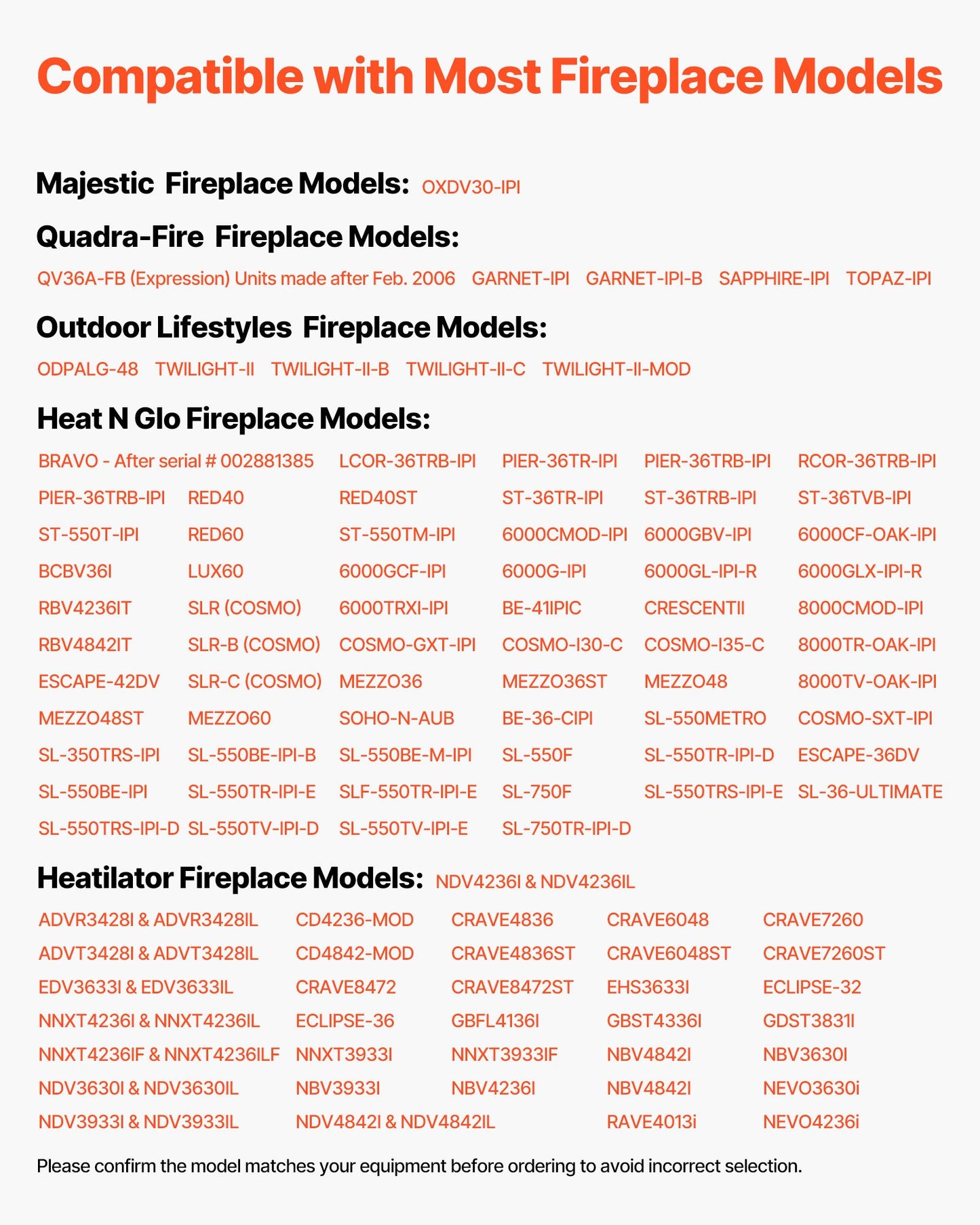 Gaspilotenhet, OE 2090-012, 2198-012, SRV2090-012 Gaspilotenhet för eldstad, Byte av naturgaständning, Montera värmeelement, Heat &amp; Glo, Quadra-Fire, Outdoor Lifestyles, Majestic