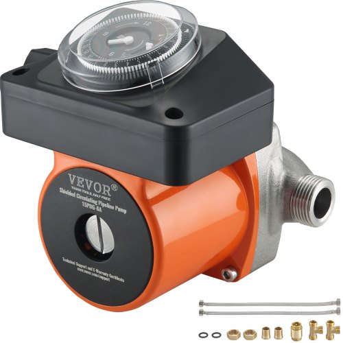 Hot Water Circulation Pump Circulator Pump DN20 Inlet/Outlet DN15 Adapter