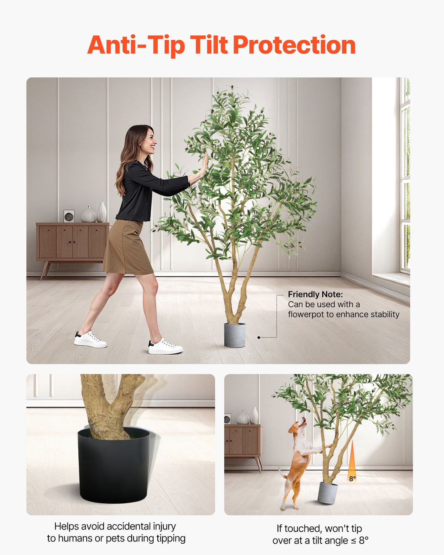 180 cm konstgjort olivträd med svart kruka, högt konstgjort träd med naturlig trästam och realistiska gröna blad och frukter, konstgjord inomhusväxt för hem, kontor, vardagsrum, hörndekor