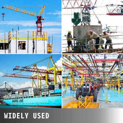 Wire Rope Puller 1.6T/1587.6 kg Capacity Hand Winch Rope 2499.4 cm Grip Puller Manual Wire Rope Puller Heavy Duty Wire Rope Grip Puller Hoist Pulling Towing Equipment for Indoor and Outdoor Use