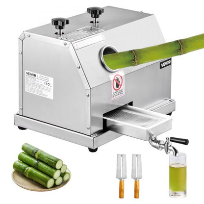 Kommersiell sockerrörspress 50 kg/h utgång 3 valsar 62 mm inlopp