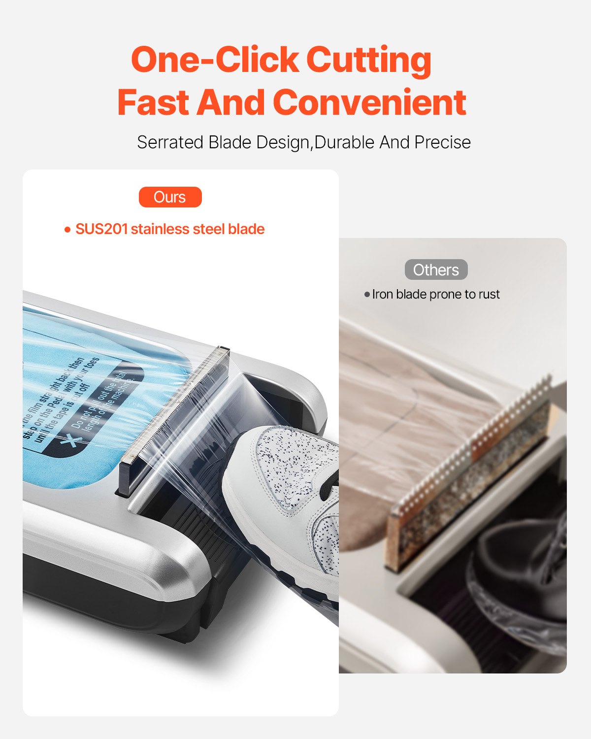 Skoöverdragsmaskin Automatisk skoöverdragsdispenser Passar upp till US 11 / EU 44