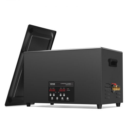 30L sonisk rengöringsmaskin, 600W digital ultraljudsrengöringsmaskin med uppgraderad avgasning och skonsamt läge, 40kHz industriell ultraljudsrengöring med timer och värmare för smyckesverktyg med retainer
