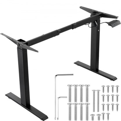Elektrisk ståbordsram Justerbar 70-117 cm H Stående arbetsstation