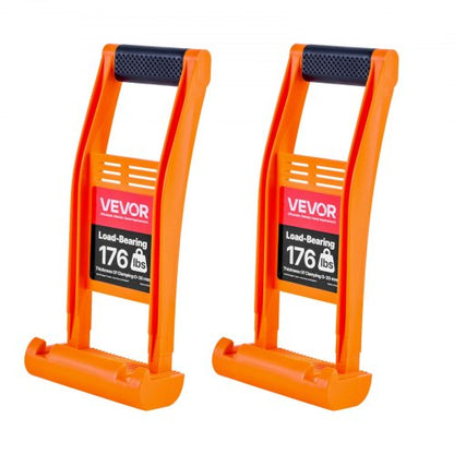 Gipsbärare, 2-pack plywoodbärare med handtag, ABS-plastpanelbärare med 79,8 kg lastbärande, lyft- och bärpanelflyttare för plywood, gips, spånskiva, härdat glas