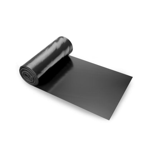 0,9 m x 14 m kraftig plastduk, 10 mm tjock plastduksrulle, plastduk för målarpresenning, polyetenbeläggning för ångspärr i krypgrunden, mångsidig, svart