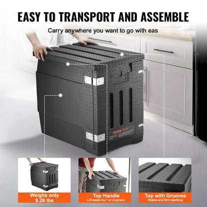 Isolerad matlåda, 82 qt värmelåda för catering, LLDPE-matlåda med dubbla spännen, frontmatad matvärmare för restaurang, matsal, etc.