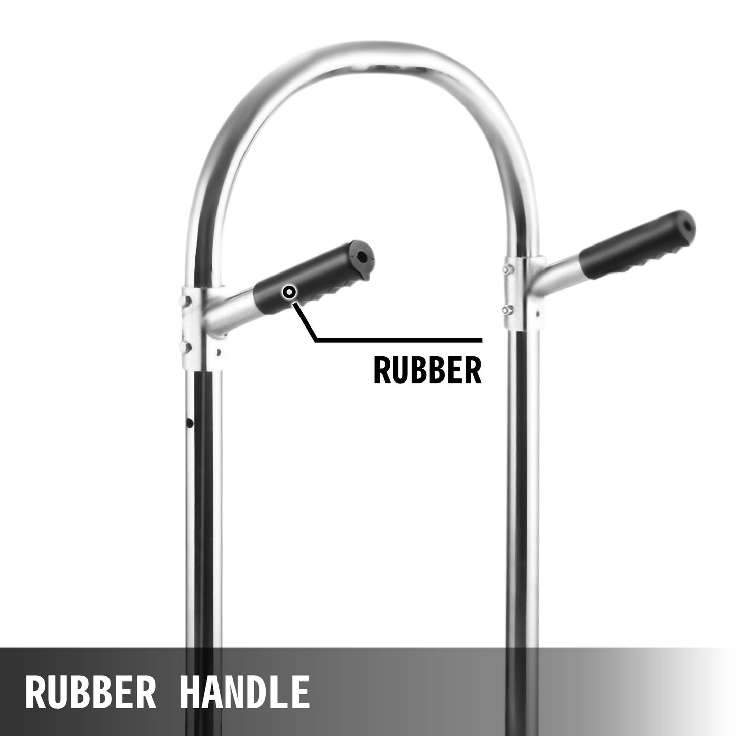 3 i 1 hopfällbar säckvagn i aluminium, handvagn, vagn, kraftig hopfällbar