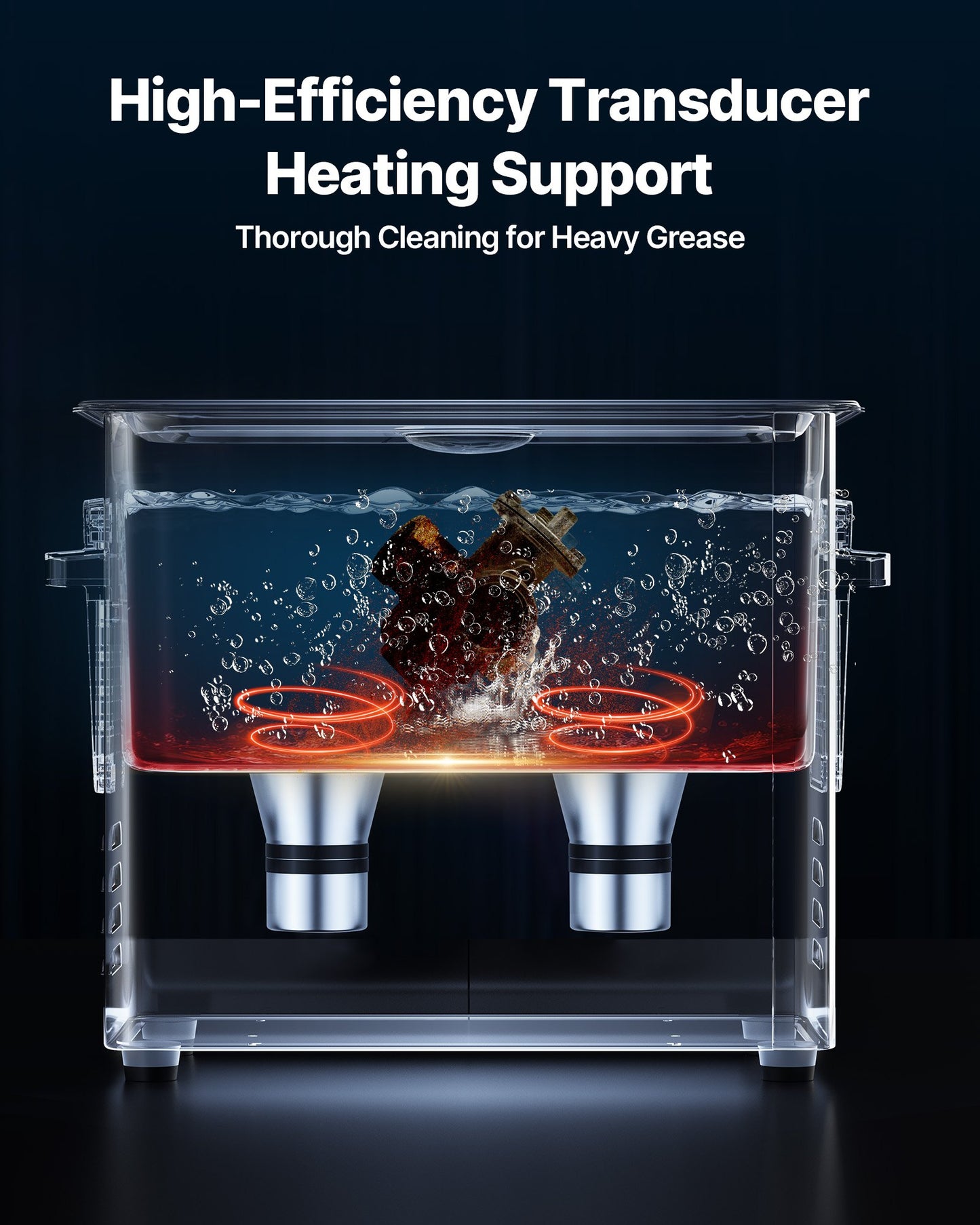 6L ultraljudsrengöring, professionell ultraljudsrengöringsmaskin med rengöringskorg och digital display, 120W rostfritt stål 40kHz rengöringsmaskin för klockor, rakhyvlar, smycken, mynt och mer