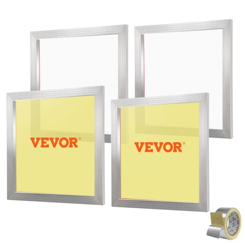 Screentryckskit Silkscreentryckram 50,8 cm x 50,8 cm 110-tums maskor 4 st