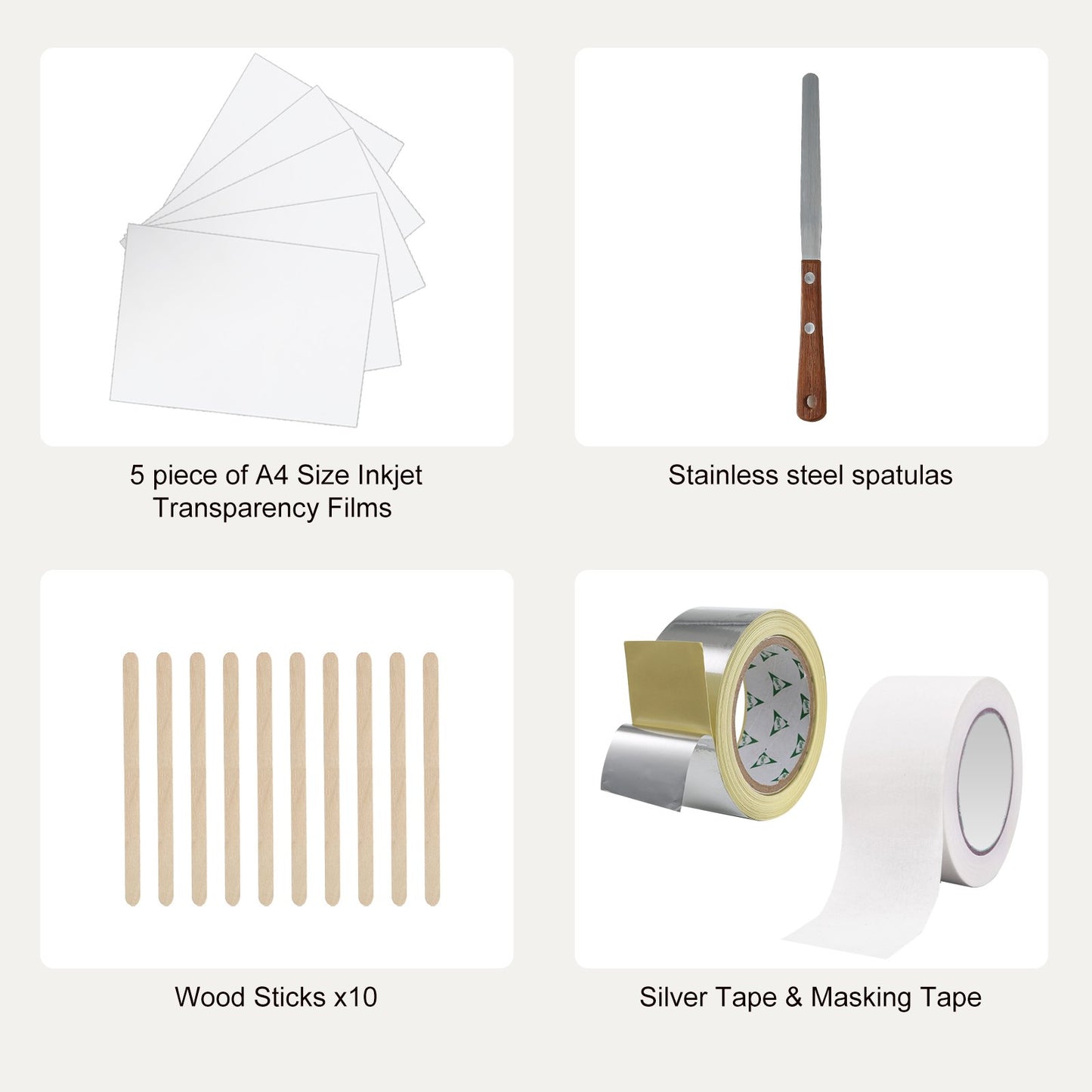 Screentryckssats, 2 delar aluminiumramar för silkscreentryck, 8x10/10x14 tum, 110-tums nät, 2 tejper och screentrycksskrapor och transparentfilm för t-shirts, gör-det-själv-tryck