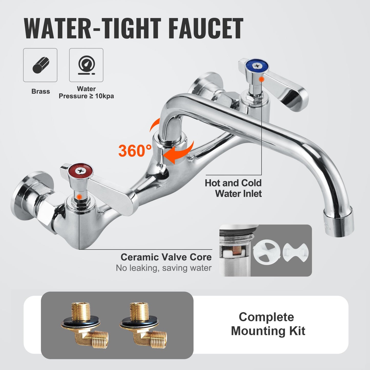 Stainless Steel Prep & Utility Sink, 1 Compartment Free Standing Small Sink Include Faucet & legs, 27"x41" Commercial Single Bowl Sinks for Garage, Restaurant, Kitchen, Laundry