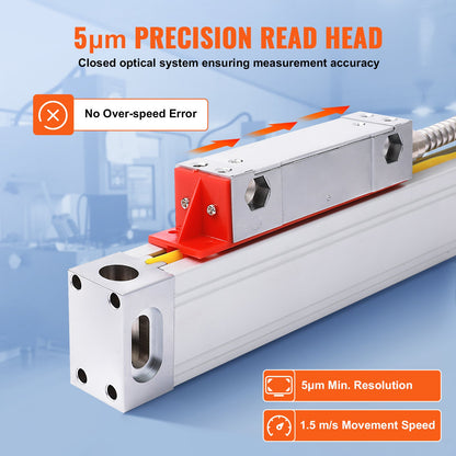 Digital avläsning 40,64 cm och 45,72 cm och 96,52 cm linjär skala 3-axlig DRO-displaykit