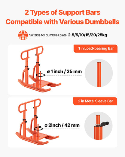 Viktsläde, Stålkraftsläde, Fitnessträningsslädar för atletisk träning, hastighetsförbättring, Träningsutrustning med justerbart höjdhandtag, Kompatibel med 25/51 mm viktskivor, Orange