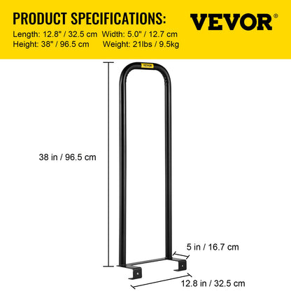 Vagnkonverterare 13 tum bredd x 38 tum höjd Stålkonverterarmar 250 kg kapacitet Panel Vagnhanteringsutrustning