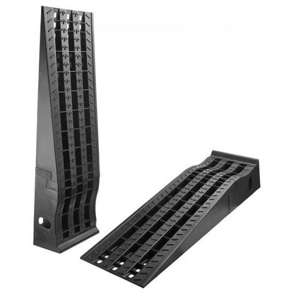 Car Ramps, 2 PCS 5897 kg GVW Capacity, 160 mm Lift Height, Portable High Profile Car Service Ramps for Home Garage Maintenance and Oil Changes, Heavy Duty for Truck SUV Vehicle Repair, Black