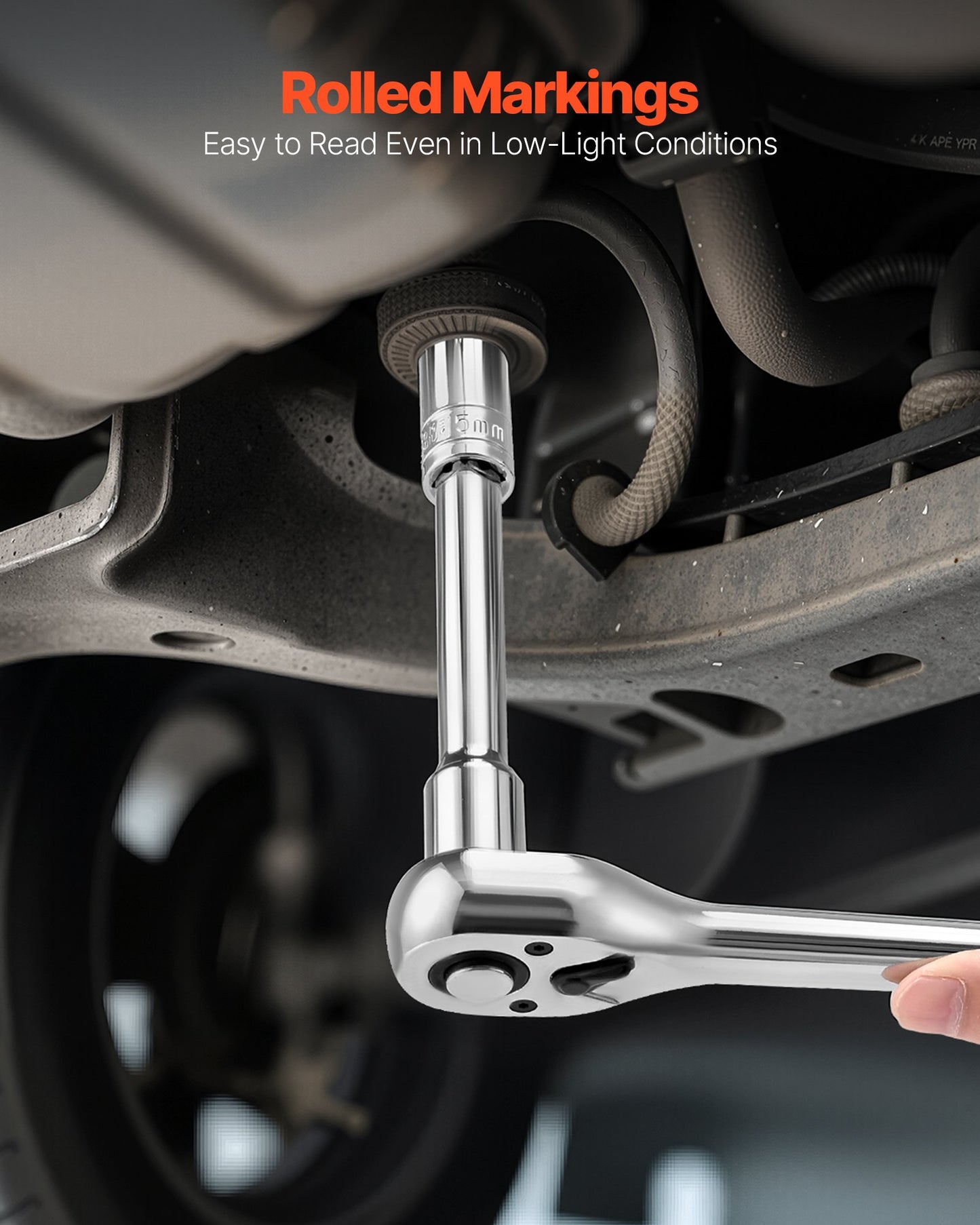 Hylsnyckelsats, 149 delar, 9,5 &amp; 6,4 &amp; 12,7 mm hylsnyckel- och spärrhakesats, SAE och metrisk, djup och grund, mekanisk verktygssats med bits, tillbehör, förvaringsväska, CR-V legerat stål, för reparation