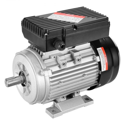 0,75 kW elmotor 1400 rpm, AC 220~240 V 5,45 A, 80, B3-ram, luftkompressormotor enfas, 19 mm kilaxel, medurs/moturs rotation för jordbruksmaskiner och allmän utrustning