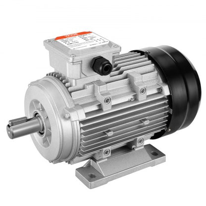 2,2 kW elmotor 2890 rpm, AC 400 V 4,7 A, 90 l, B3-ram, luftkompressormotor 3-fas, 24 mm kilaxel, medurs/moturs rotation för jordbruksmaskiner och allmän utrustning