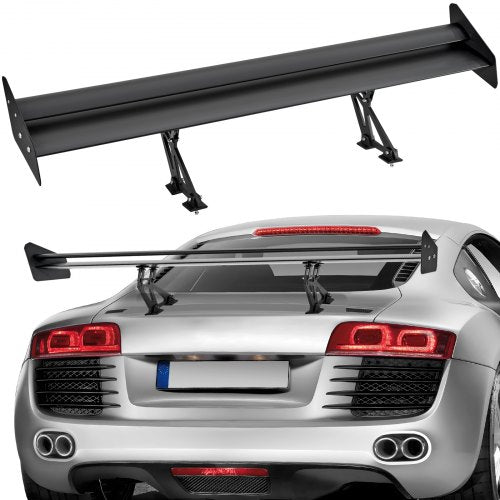 Universal Rear Spoiler GT Style Adjustable Trunk Wing Car Racing 53.1"/135 cm