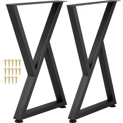 Z-formade metallbordsben Matbordsben 28"x18"/71,1 x 45,7 cm Skrivbordsben Set om 2