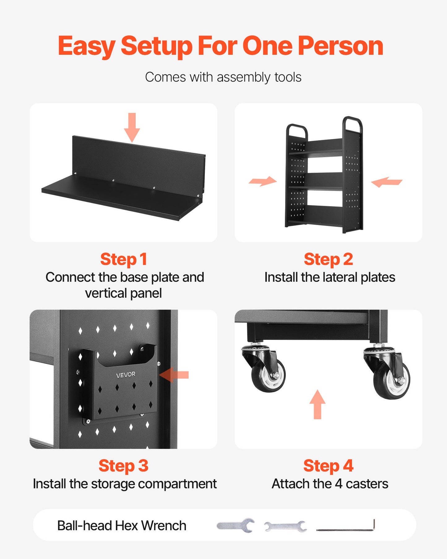 Rullande biblioteksbokvagn, 150 kg kapacitet, 77 x 38 x 122 cm biblioteksvagn, enkelsidiga V-formade hyllor med 76,2 mm låsbara hjul, bokvagn för hemhyllor, kontor och skola, svart