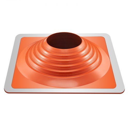 Takrörsskyddsstöd, passar rör med ytterdiameter 25-48 cm, flexibelt silikontakjack för rörskydd, hög temperatur -34°C till 230°C, hållbar fyrkantig metallbas, för skorsten, vedspis och utomhusventilationsrör
