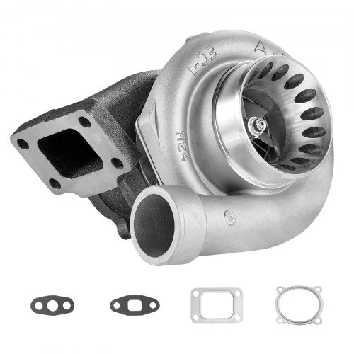 Turboaggregat med packningssats, turboaggregatersättning för bilmotorer, kompatibel med 2,5-6,0-liters slagvolymer, värmebeständig motorturboaggregat med K418-legeringsimpeller
