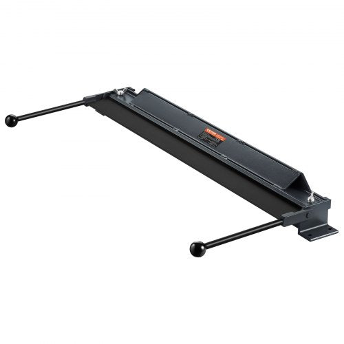 Låd- och panbroms, 910 ± 10 mm, 0-130 graders plåtbockningsbroms, bärbar minimetallbockare med 20 gauge lågkolstål 14 gauge aluminiumkapacitet krafthandtag, för metallbockning