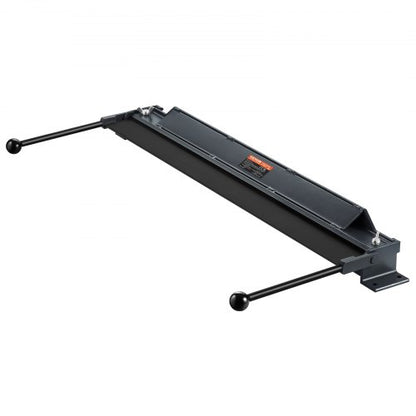 Låd- och panbroms, 910 ± 10 mm, 0-130 graders plåtbockningsbroms, bärbar minimetallbockare med 20 gauge lågkolstål 14 gauge aluminiumkapacitet krafthandtag, för metallbockning