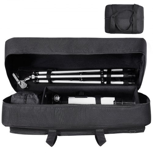Telescope Case, 762 mm, Telescope Storage Bag with Fixed Buckles, Multi-Pocket and Detachable Divider, Shock-Absorbent Telescope Carrying Case for Optical Tube & Tripod, Counterweight Pocket