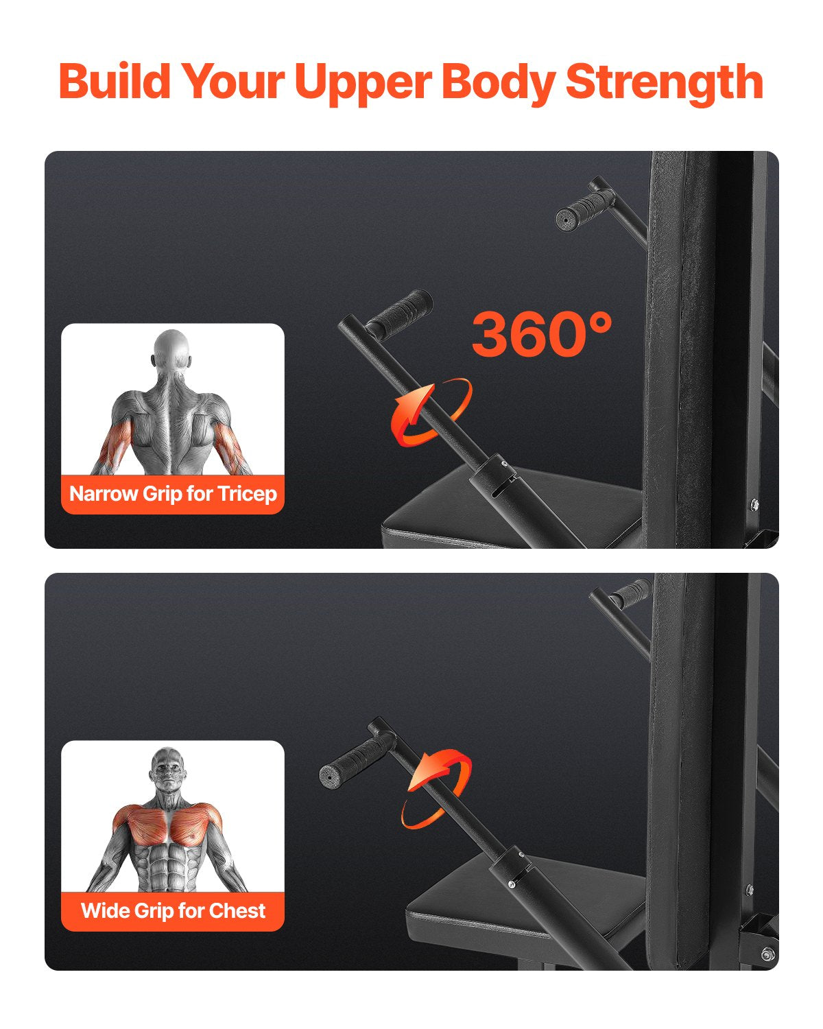 Sittande dipsmaskin, triceps-bicepspress-downmaskin med kabelstång, justerbar sits och ryggstöd, träningsutrustning för bröstträning, överkroppspush-fitnessträning, bär upp till 180 kg