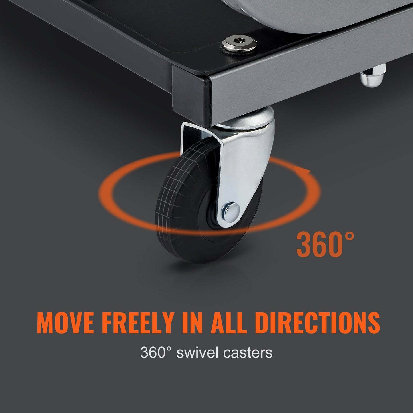 Mekanikergaragepall 110 kg krypstol för mekaniker Verktygsbricka under bilen