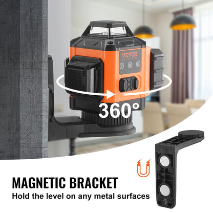 Lasernivå 3048 cm Grönt Korslinje Självnivellerande Hög Noggrannhetsmätning